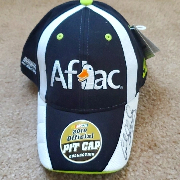 Nascar Aflac Carl Edwards #99 Hand Autographed Signed Baseball Cap Hat - Picture 3 of 8